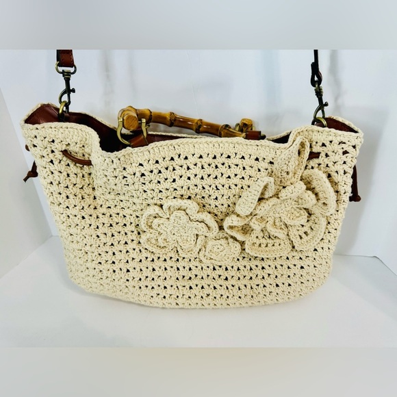 Patricia Nash Cantinella Crochet Women's Cream Bag - Picture 1 of 5